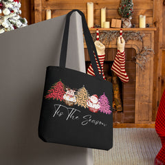 Holiday Tote Bag, Festival Shopping Bag,