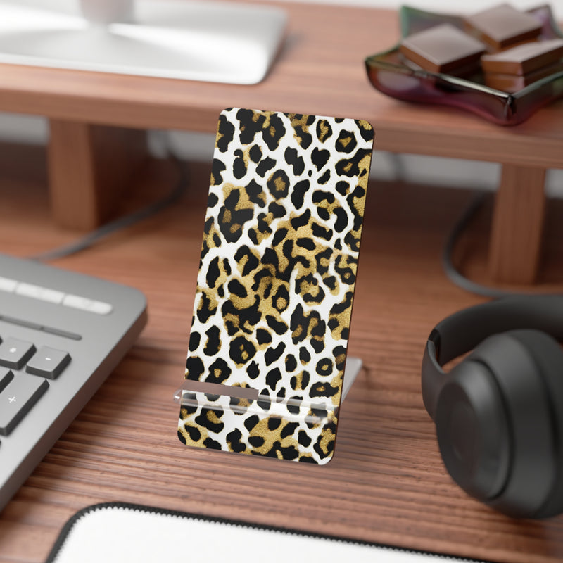 Leopard Print Smartphone Stand,