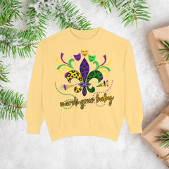 Mardi Gras Baby Sweatshirt,