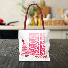 Holiday Tote Bag Merry Christmas