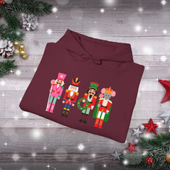 Holiday Trees Unisex Hooded Sweatshirt - Cozy Christmas Gift,