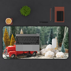 Christmas Country Truck Desk Mat Office Decor