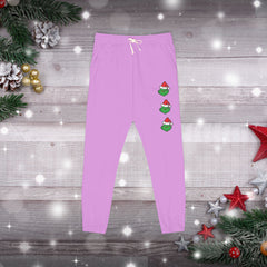 Festive Mean Green Holiday Unisex Fleece Sweatpants