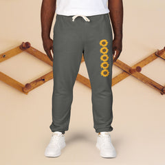 Floral Sunflowers Print Unisex Fleece Sweatpants