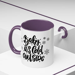 Winter-Themed Accent Coffee Mug