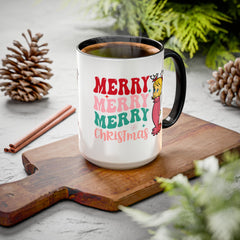 Merry Merry Merry and Bright Christmas Mugs