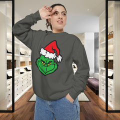 Festive Mean Green Holiday Unisex Sweatshirt