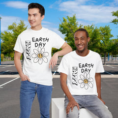 Earth Day Daisy T-Shirt — "Happy Earth Day" Graphic Tee