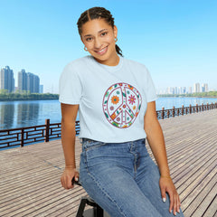 Flower Power Peace T-Shirt, Unisex Boho Tee,