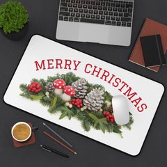 Christmas Desk Mat, Holiday Office Decor,