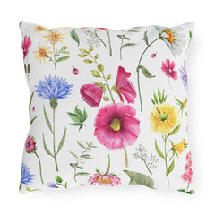 Floral Outdoor Pillows, Spring Home Decor,