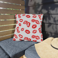Lip Print Pillows, Valentine's Gift, Kiss Themed Pillows