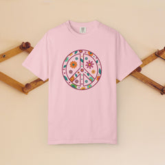 Flower Power Peace T-Shirt, Unisex Boho Tee,