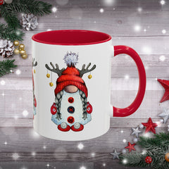 Cute Reindeer Gnome Christmas Mug