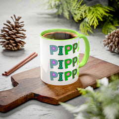 Pippa Floral Name Mug — Personalized Colorful Coffee Cup (11oz & 15oz)