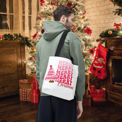 Holiday Tote Bag Merry Christmas