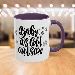 Winter-Themed Accent Coffee Mug