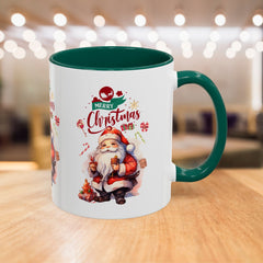 Festive Christmas Mugs, Santa Coffee Cups,