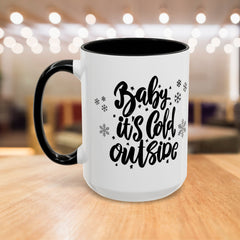 Winter-Themed Accent Coffee Mug