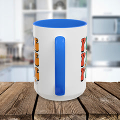 Colorful Peace Sign Mugs