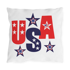 USA Patriotic Outdoor Pillows, 4th of July Decor