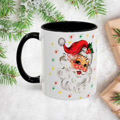 Festive Santa Mug, Christmas Gift, Santa Claus Design