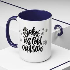 Winter-Themed Accent Coffee Mug