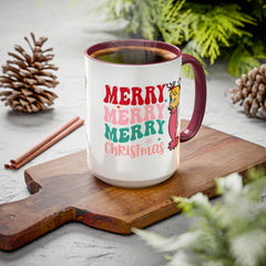 Merry Merry Merry and Bright Christmas Mugs