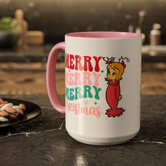 Merry Merry Merry and Bright Christmas Mugs