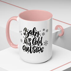 Winter-Themed Accent Coffee Mug
