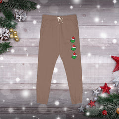 Festive Mean Green Holiday Unisex Fleece Sweatpants