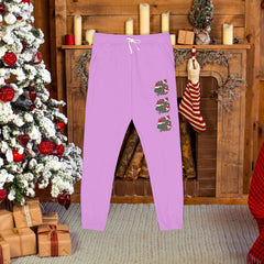 Holiday Ho Ho Ho Fleece Sweatpants - Unisex Lounge Pants,