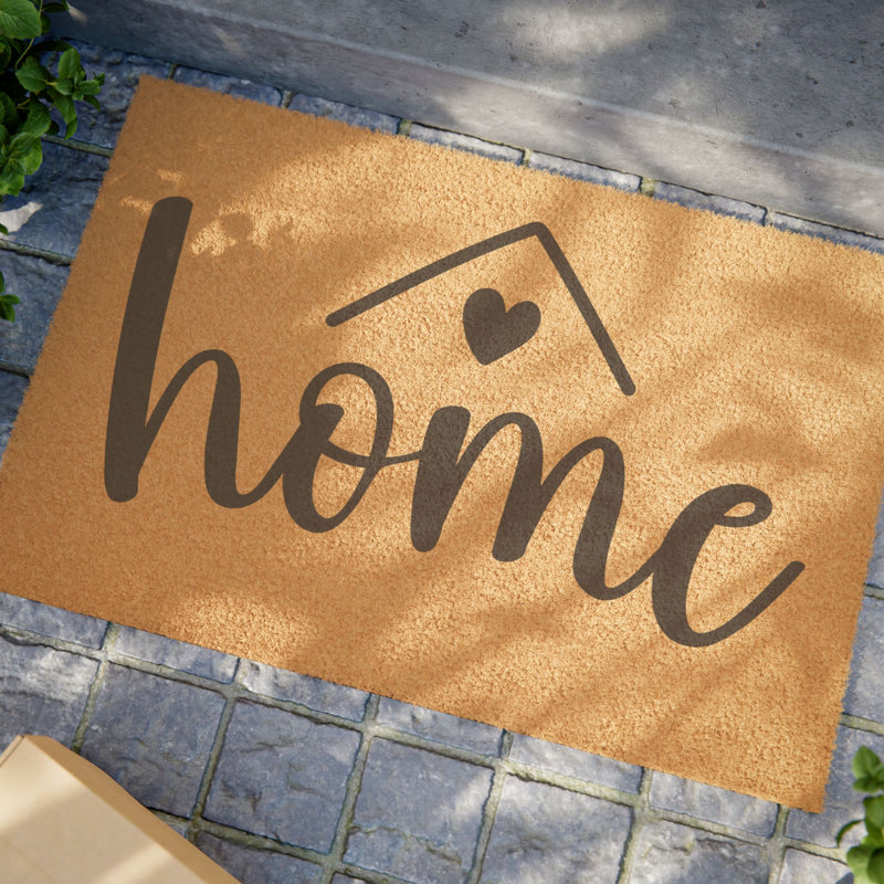 Rustic Entrance Mat, Cozy Housewarming Gift,