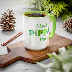 Pippa Floral Name Mug — Personalized Colorful Coffee Cup (11oz & 15oz)