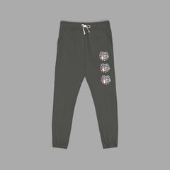 Comfy Fleece Bulldog Print Unisex Sweatpants