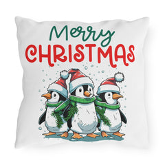 Festive Penguin Pillows - Merry Christmas