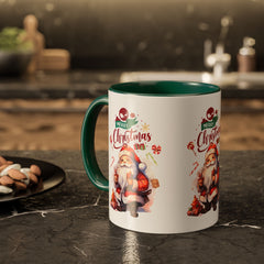 Festive Christmas Mugs, Santa Coffee Cups,