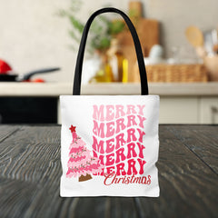 Holiday Tote Bag Merry Christmas