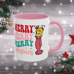 Merry Merry Merry and Bright Christmas Mugs