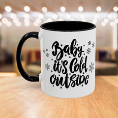 Winter-Themed Accent Coffee Mug