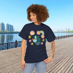 Earth Day Cute Floral Graphic Tee — "Earth Day" Cute Planet & Flowers T-Shirt