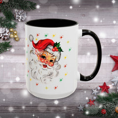 Festive Santa Mug, Christmas Gift, Santa Claus Design