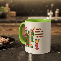 Holiday Mug Whimsical Design, Fun Christmas Gift,