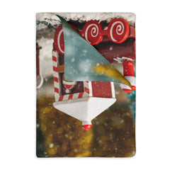 Christmas Gingerbread Village Velveteen Blanket