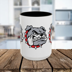 Colorful Bulldog Mugs for Dog Lovers, Unique Gift for Pet Owners,