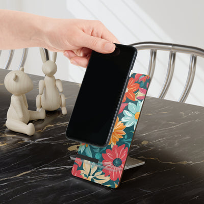 Floral Smartphone Stand - Colorful Mobile Display Holder,