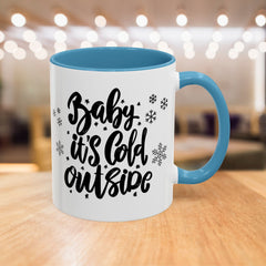 Winter-Themed Accent Coffee Mug