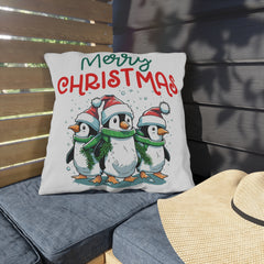 Festive Penguin Pillows - Merry Christmas