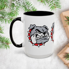 Colorful Bulldog Mugs for Dog Lovers, Unique Gift for Pet Owners,