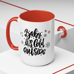 Winter-Themed Accent Coffee Mug
